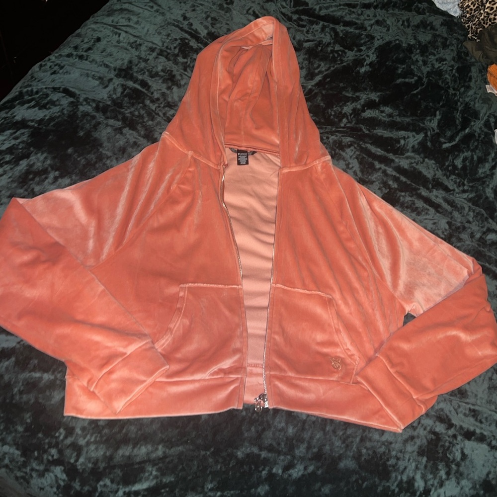 Victoria’s Secret velvet zip up